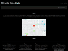 Tablet Screenshot of mifamiliatattoostudio.com